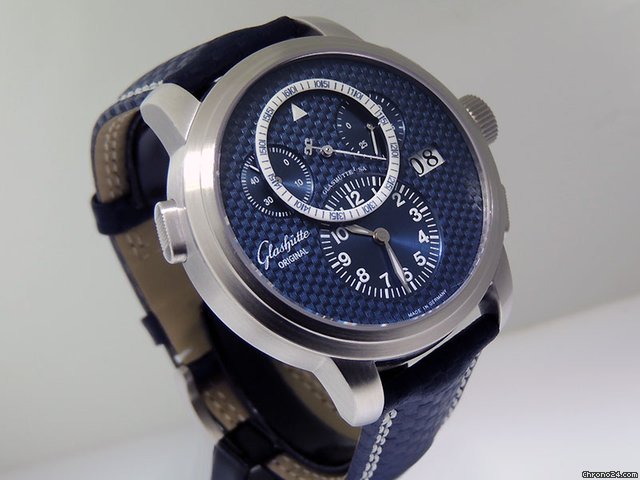 IMG_9081 Glashutte Original PanoMaticChrono XL Mens watch Unisex Automatic Platinum 95-01-05-15-04 Replica 5