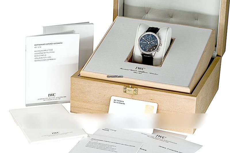 IMG_9081 IWC Portuguese Chronograph Automatic White gold IW371439 Replica 5