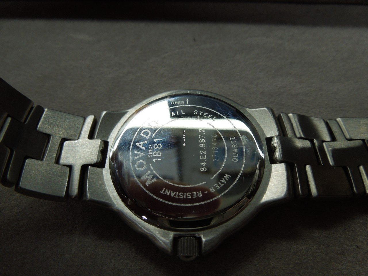 IMG_9081 Movado Mens watch Unisex Quartz Steel Movado 84.E2.0887 Replica 5