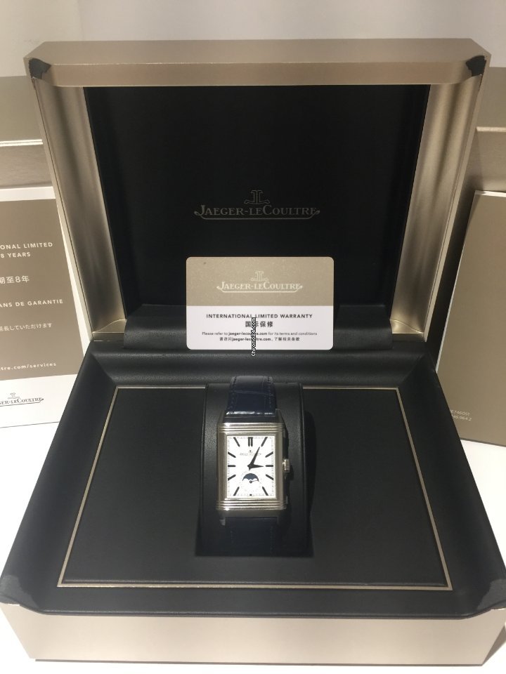 IMG_9081 Jaeger-LeCoultre Reverso Mens watch Unisex Manual winding Steel Q3958420 Replica 5