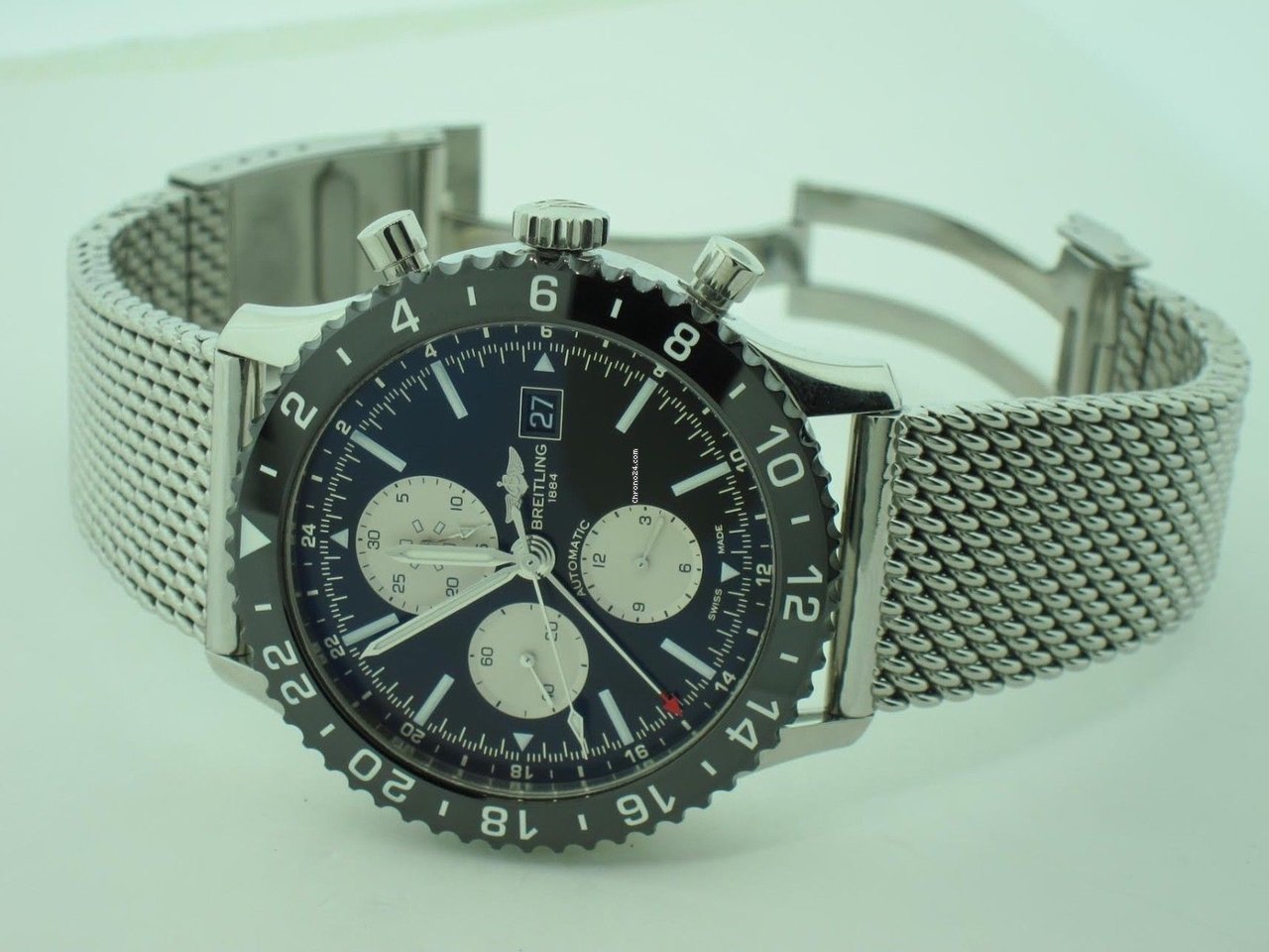 IMG_9081 Breitling Chronoliner Mens watch Unisex Automatic Steel Y2431012 Replica 5