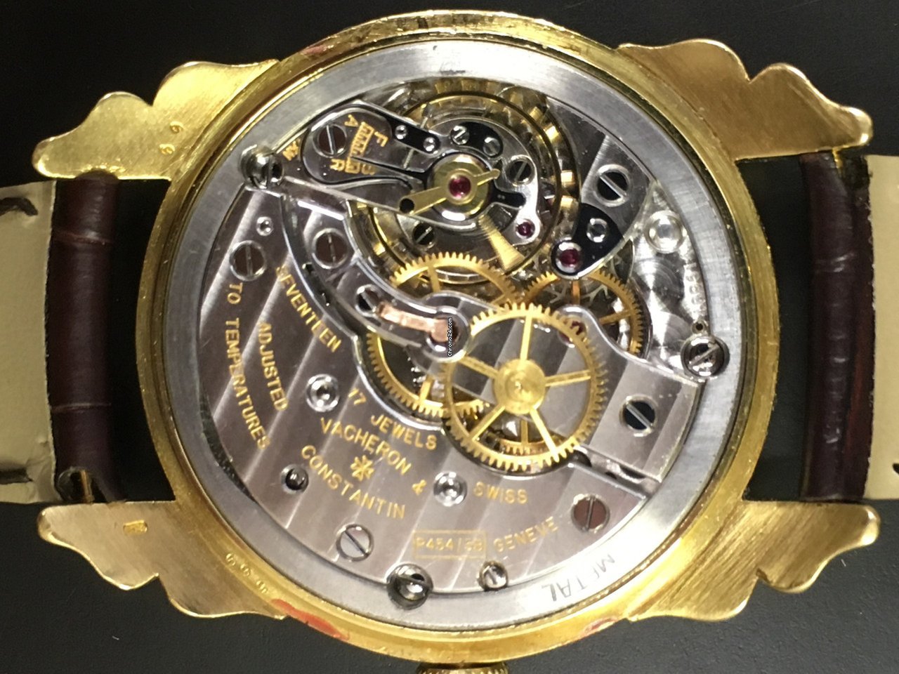 Vacheron Constantin Mens watch Unisex Manual winding Yellow gold 4652 Replica 5