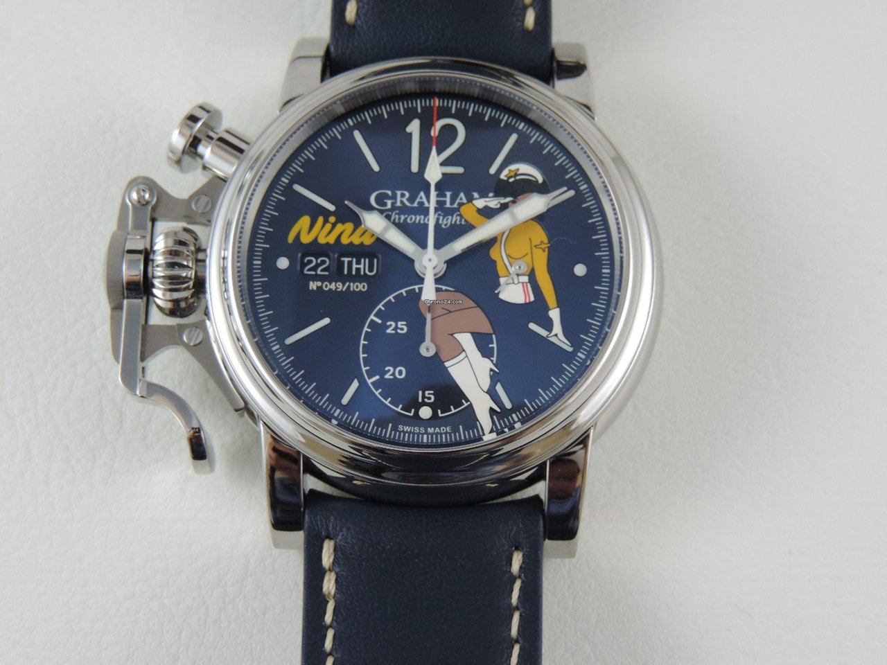 Graham Chronofighter Mens watch Unisex Automatic Steel 2CVAS.U04A.L129S Replica 5