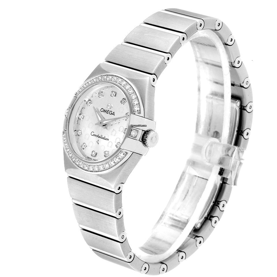 IMG_9081 Omega Constellation Quartz Womens watch Quartz Steel 123.15.27.60.52.001 Replica 5