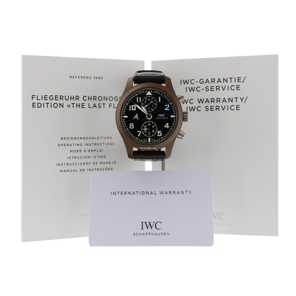 IWC Pilot Chronograph Mens watch Unisex Automatic Ceramic IW388004 Replica 5