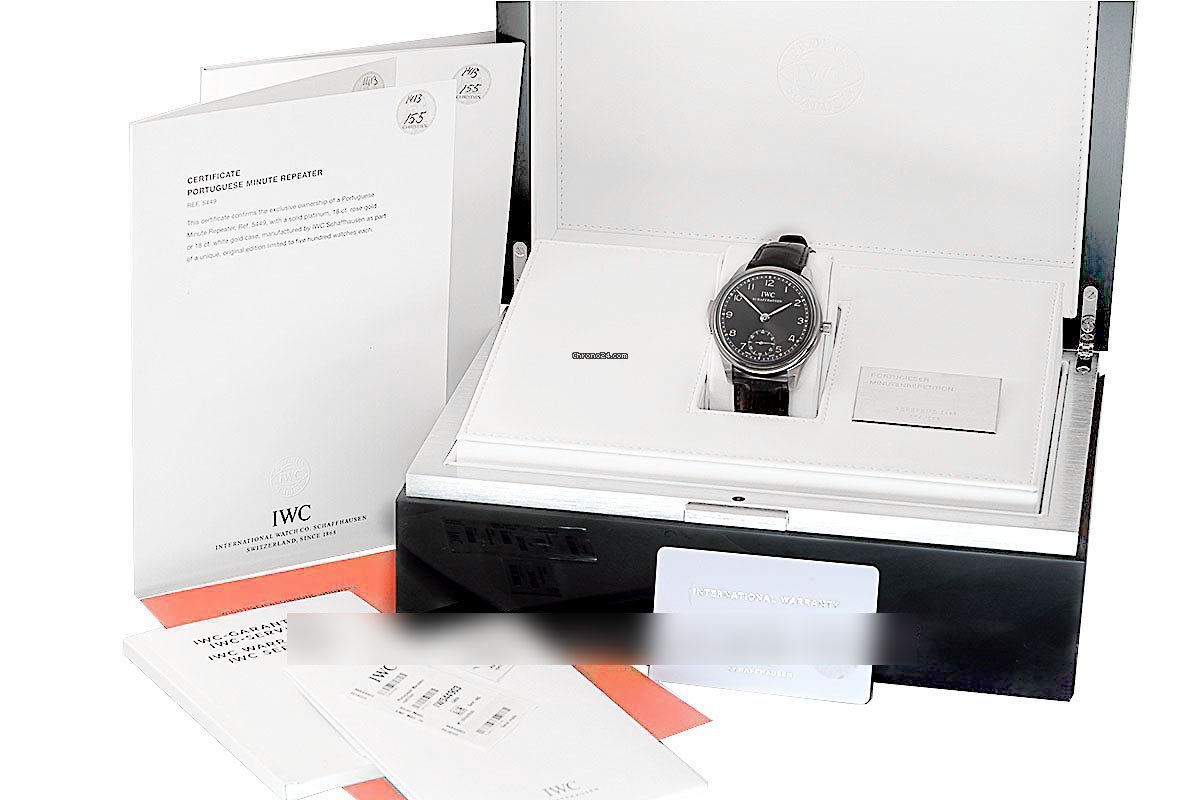 IMG_9081 IWC Portuguese Minute Repeater Manual winding White gold IW544903 Replica 5