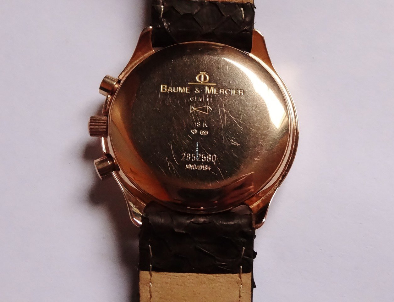 Baume & Mercier Mens watch Unisex Manual winding Rose gold MV045184 Replica 5