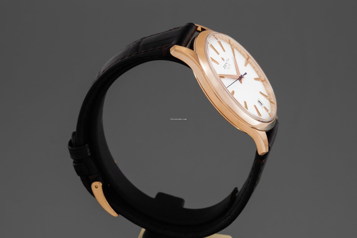 Zenith Captain Central Second Mens watch Unisex Automatic Rose gold 18.2020.670 11.C498 Replica 5