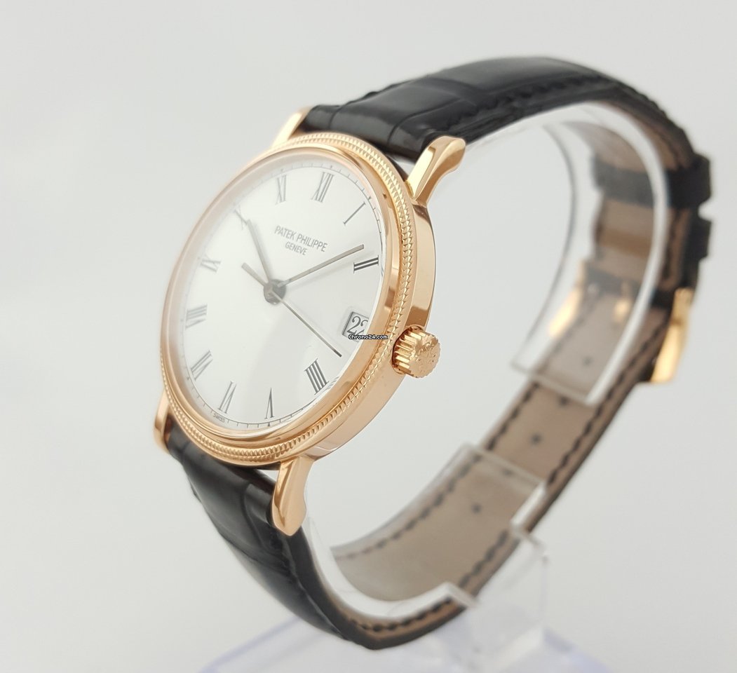 IMG_9081 Patek Philippe Calatrava Mens watch Unisex Automatic Rose gold 3802 200 Replica 5