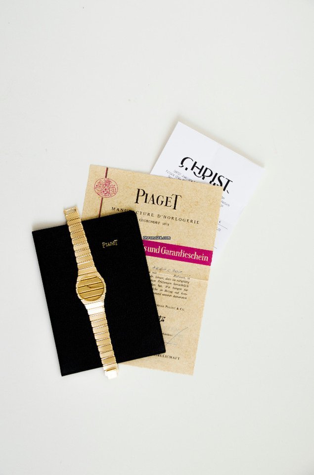Piaget Polo Mens watch Unisex Quartz Yellow gold 7761 C701 Replica 5