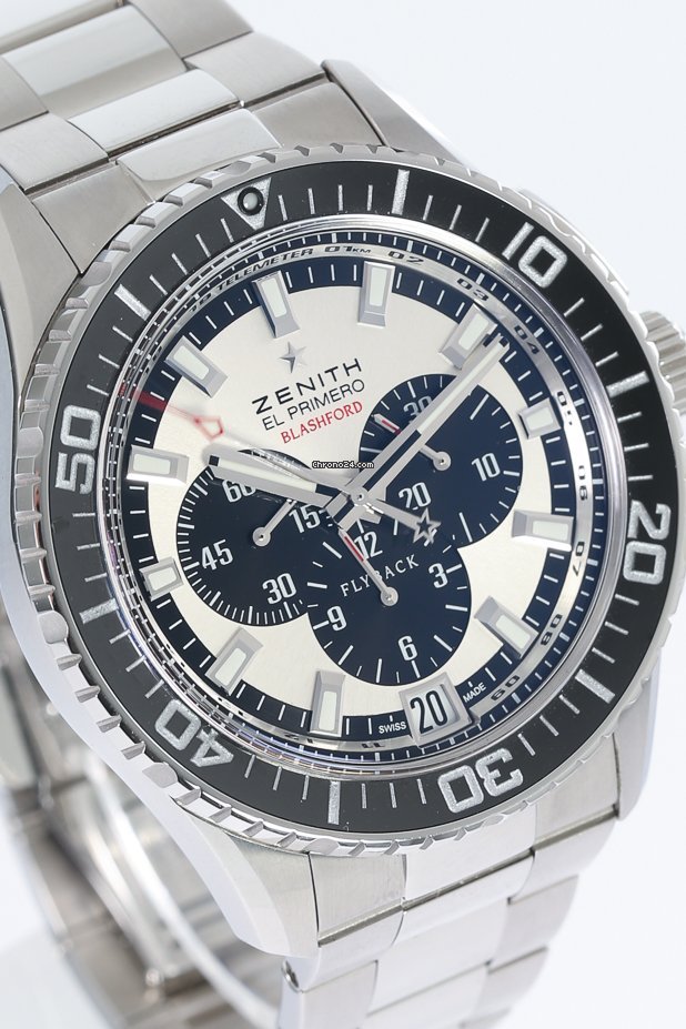 IMG_9081 Zenith El Primero Stratos Flyback Mens watch Unisex Automatic Steel 30.2062.405 Replica 5