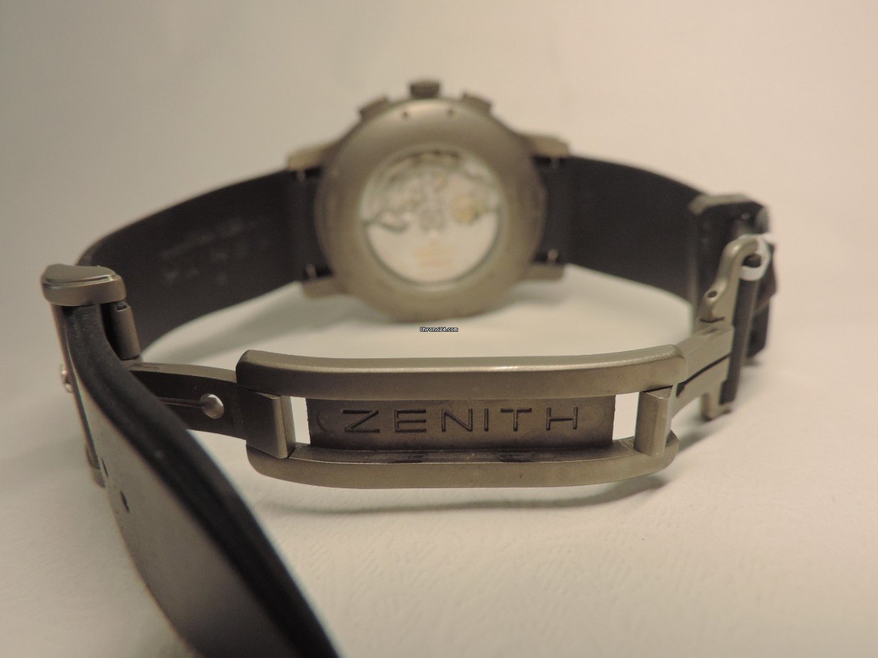 IMG_9081 Zenith Mens watch Unisex Automatic Titanium 95 1260 4021 Titanium Chronomaster Replica 5