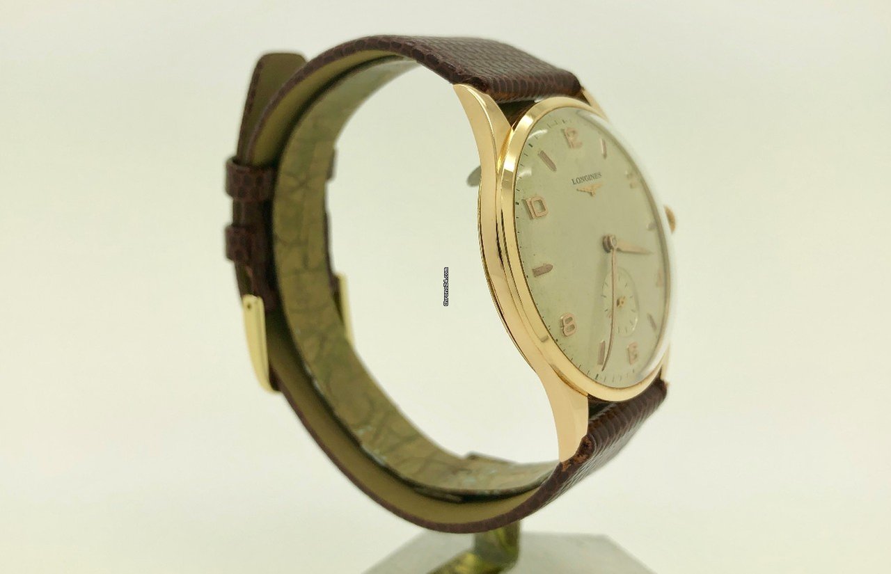 IMG_9081 Longines Mens watch Unisex Manual winding Yellow gold 6247 Replica 5