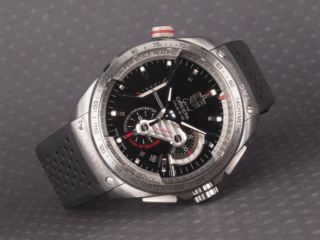 IMG_9081 TAG Heuer Grand Carrera Mens watch Unisex Automatic Steel CAV5115.FT6019 Replica 5
