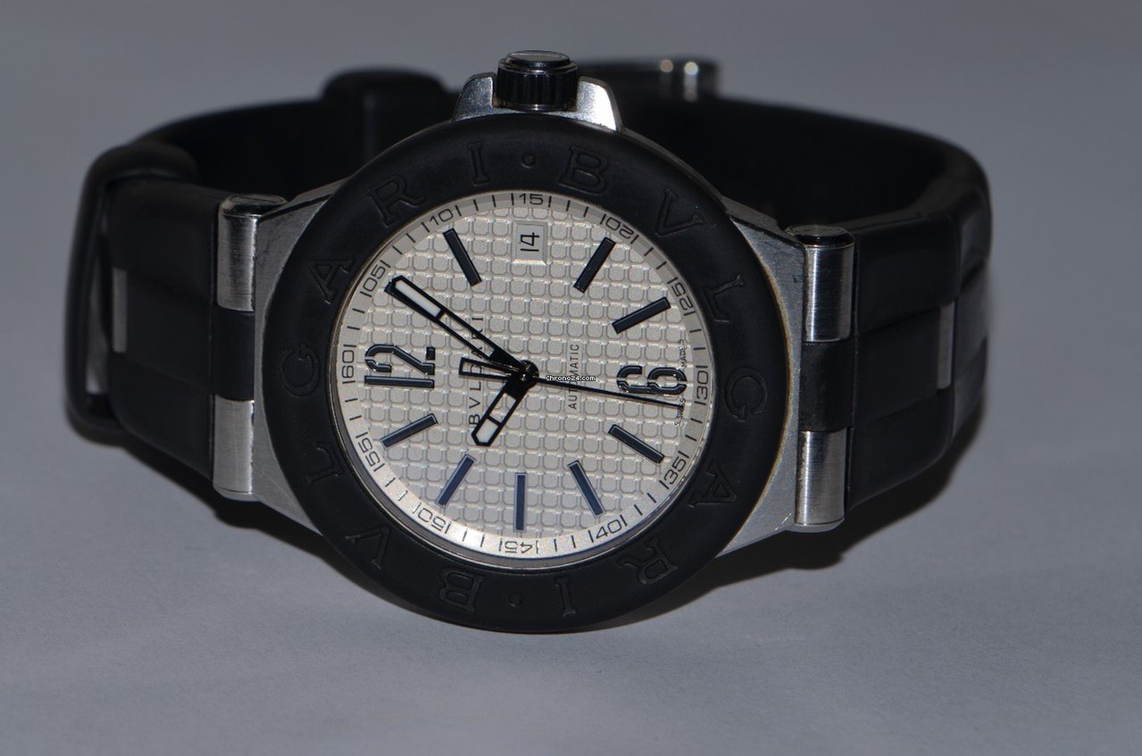 IMG_9081 Bulgari Diagono Mens watch Unisex Automatic Steel DG 40 SV Replica 5