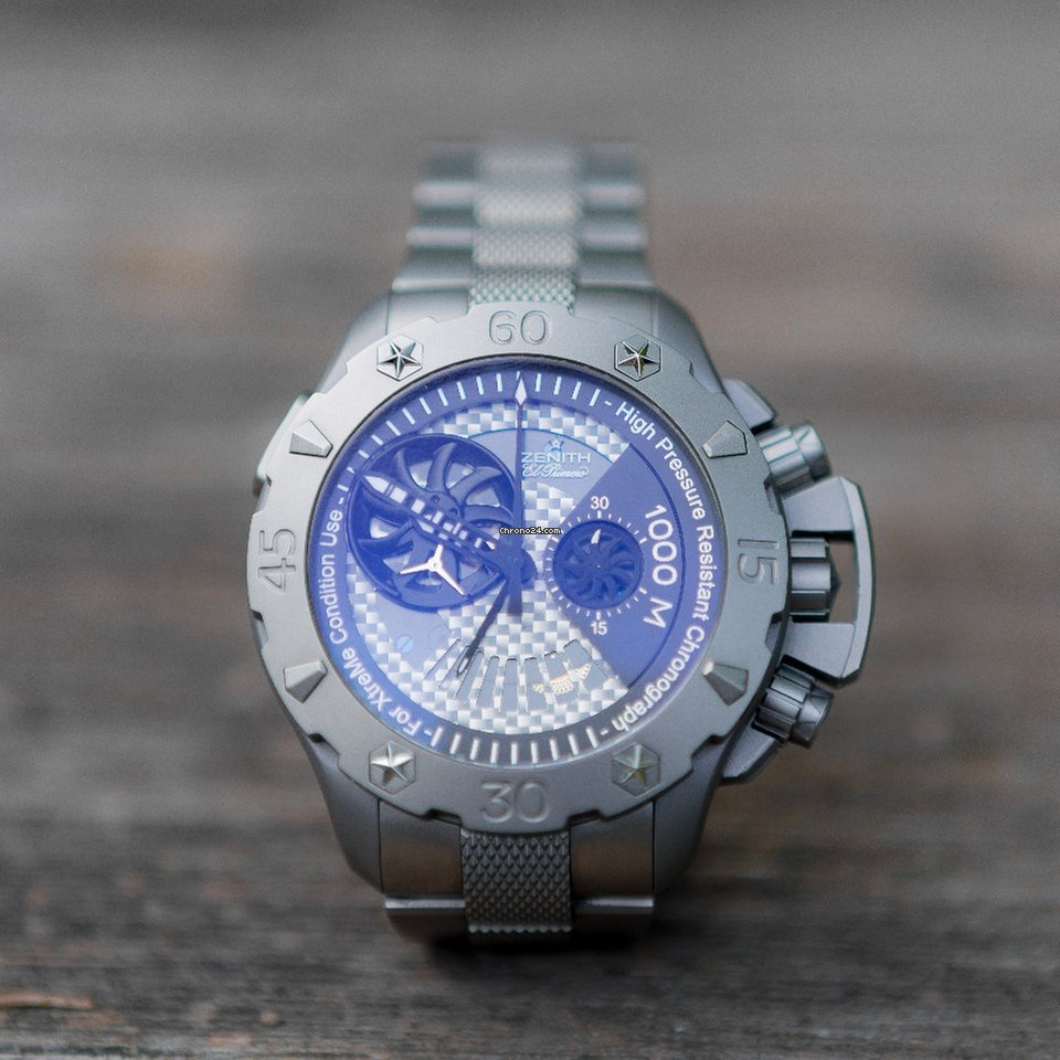IMG_9081 Zenith Defy Mens watch Unisex Automatic Titanium 95.0527.4021 Replica 5