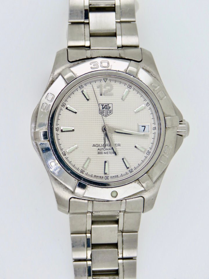 IMG_9081 TAG Heuer Aquaracer Mens watch Unisex Automatic Steel TAG Heuer WAF2111 Replica 5