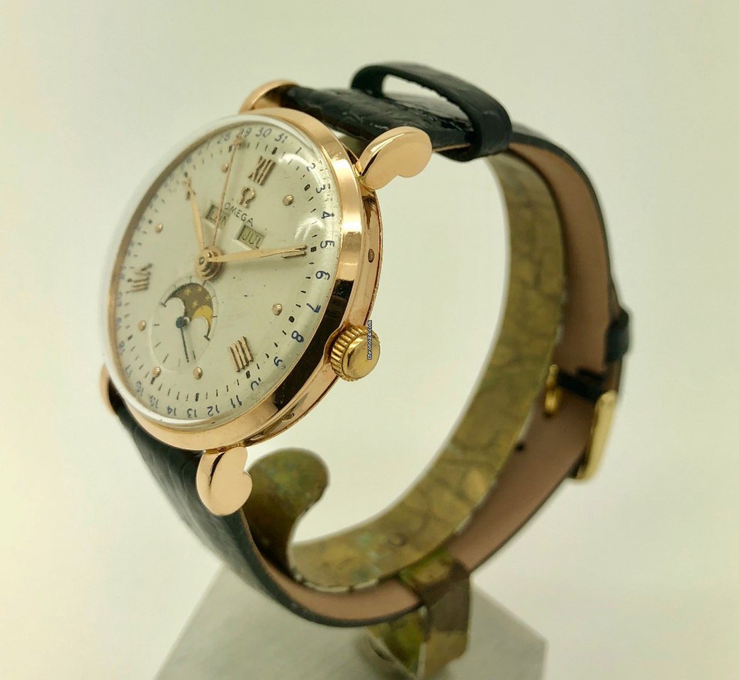 Omega Mens watch Unisex Manual winding Rose gold 2473 Replica 5