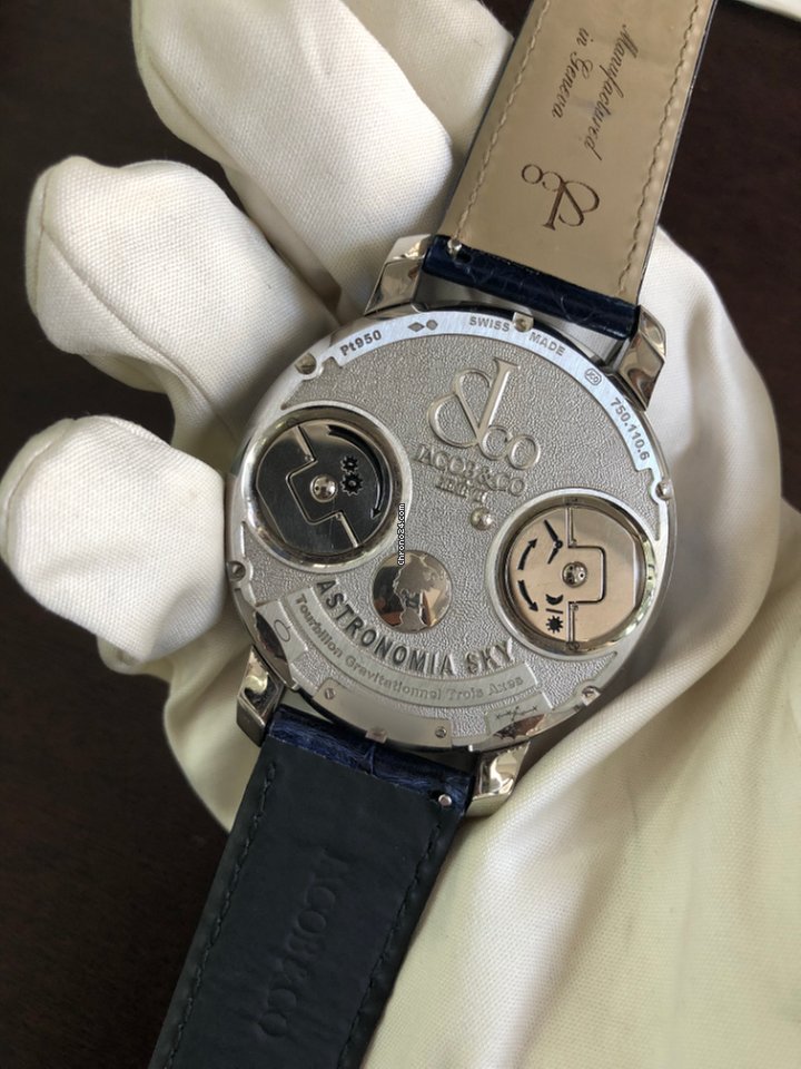 IMG_9081 Jacob & Co. Astronomia Mens watch Unisex Manual winding Platinum AT110.60.AA.WD.A Replica 5