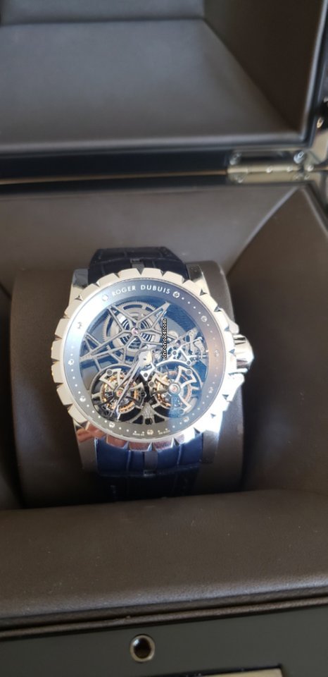 IMG_9081 Roger Dubuis Excalibur Mens watch Unisex Manual winding Platinum RDDBEX0269 Replica 5