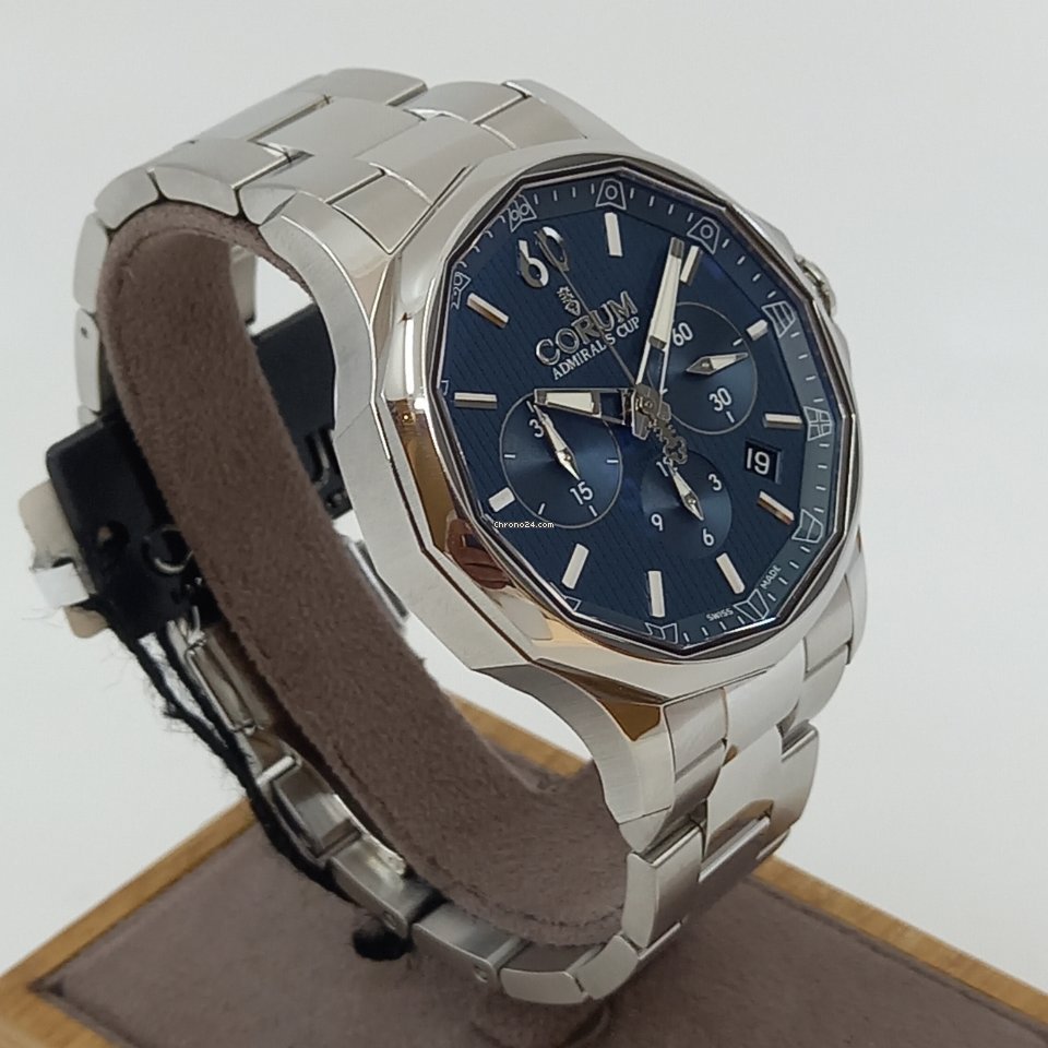 IMG_9081 Corum Admirals Cup Legend 42 Mens watch Unisex Automatic Steel 984.101.20 V705 AB10 Replica 5