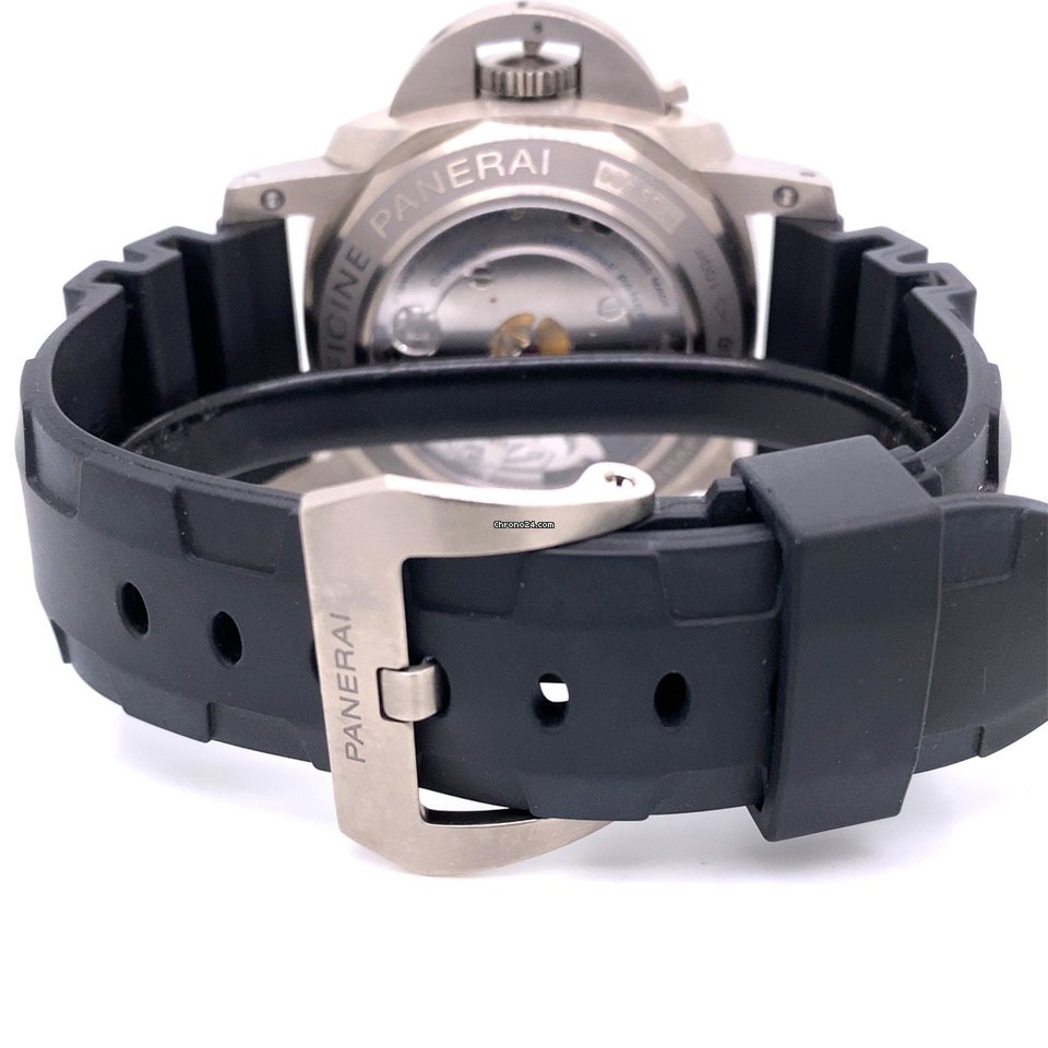 IMG_9081 Panerai Luminor 1950 Rattrapante 8 Days Mens watch Unisex Manual winding Titanium PAM 00530 Replica 5