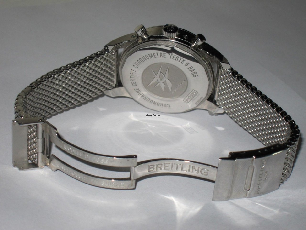 IMG_9081 Breitling Transocean Chronograph 1461 Mens watch Unisex Automatic Steel A1931012-G750-154A Replica 5