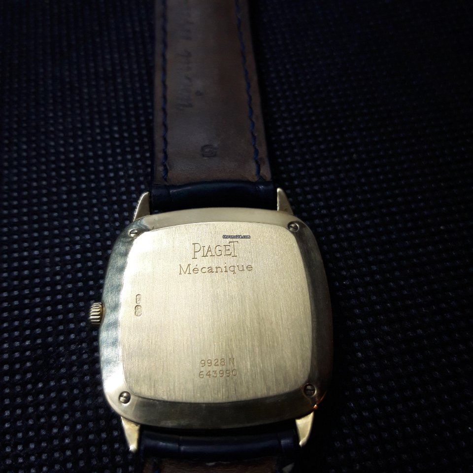 Piaget Mens watch Unisex Manual winding Yellow gold 9928 N Replica 5