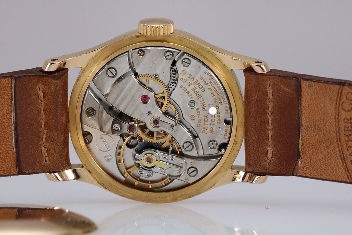 IMG_9081 Patek Philippe Calatrava Mens watch Unisex Manual winding Rose gold 2457 Replica 5