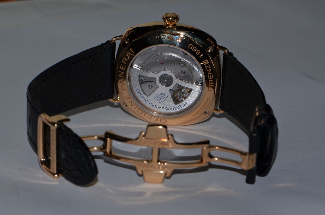 IMG_9081 Panerai Special Editions Mens watch Unisex Automatic Rose gold PAM00273 Replica 5