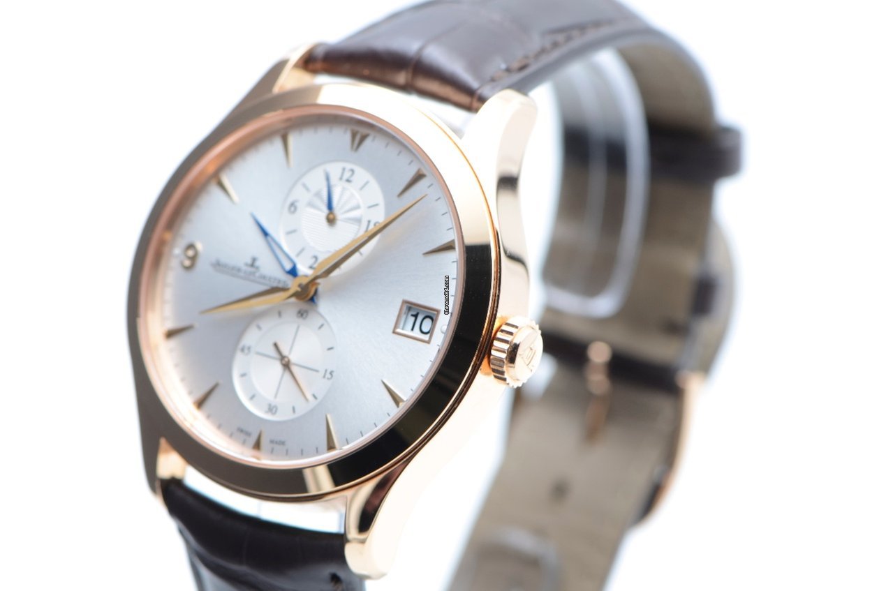 IMG_9081 Jaeger-LeCoultre Master Hometime Mens watch Unisex Automatic Rose gold Q1622530 Replica 5
