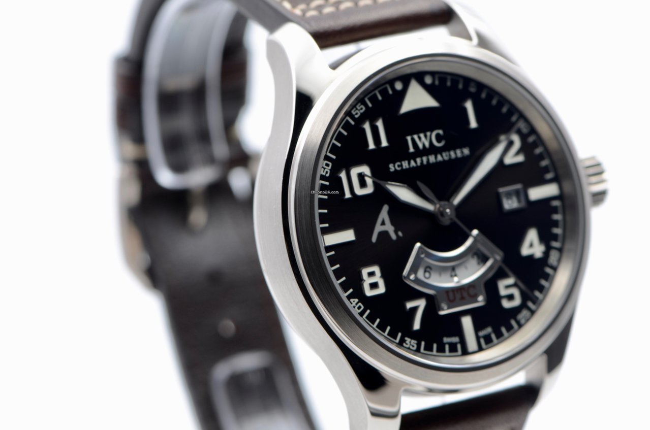 IMG_9081 IWC Pilot Mens watch Unisex Automatic White gold IW326102 Replica 5