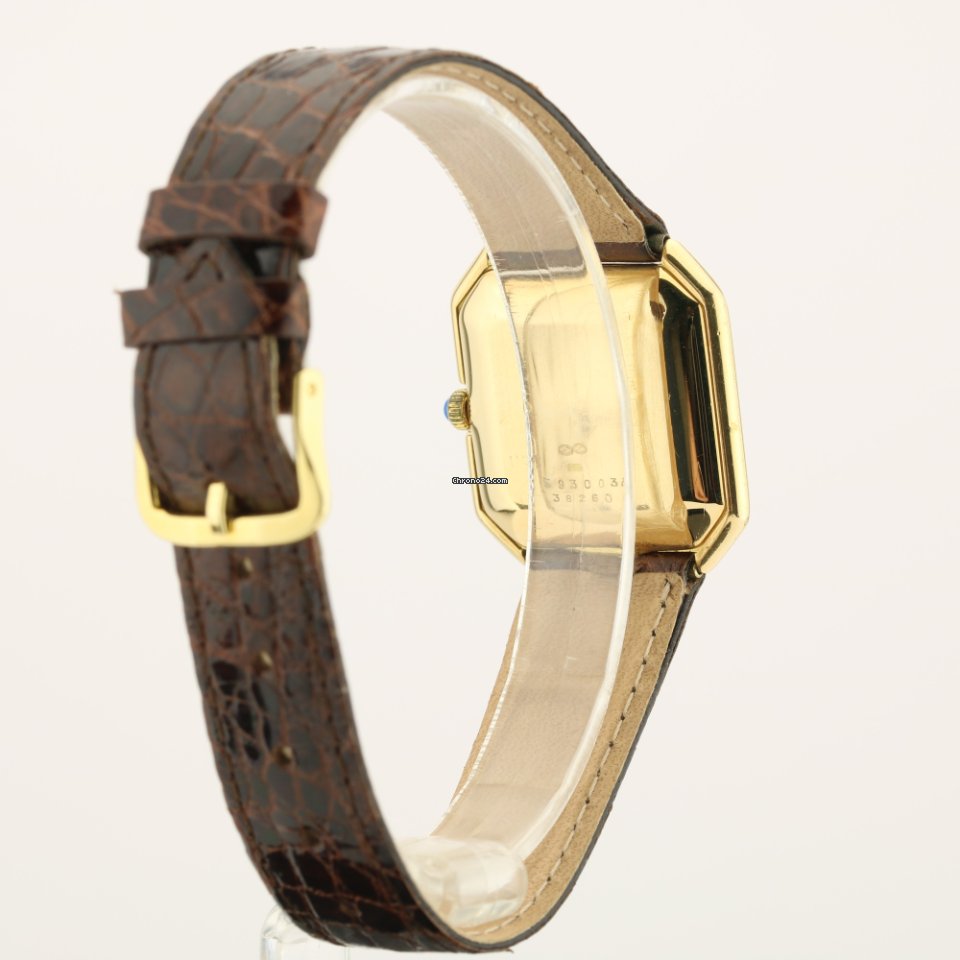 IMG_9081 Baume & Mercier Mens watch Unisex Quartz Yellow gold 593003 Replica 5