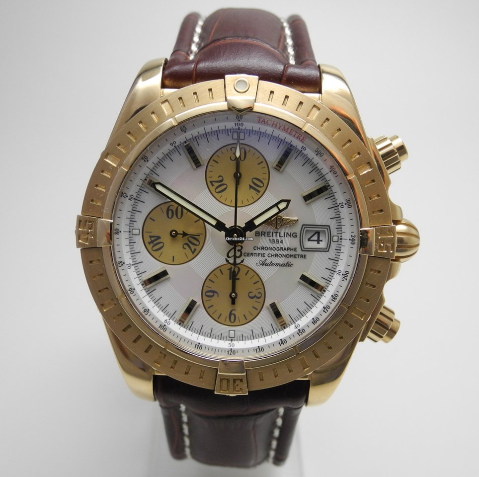 Breitling Chronomat Evolution Mens watch Unisex Automatic Yellow gold K13356 Replica 5