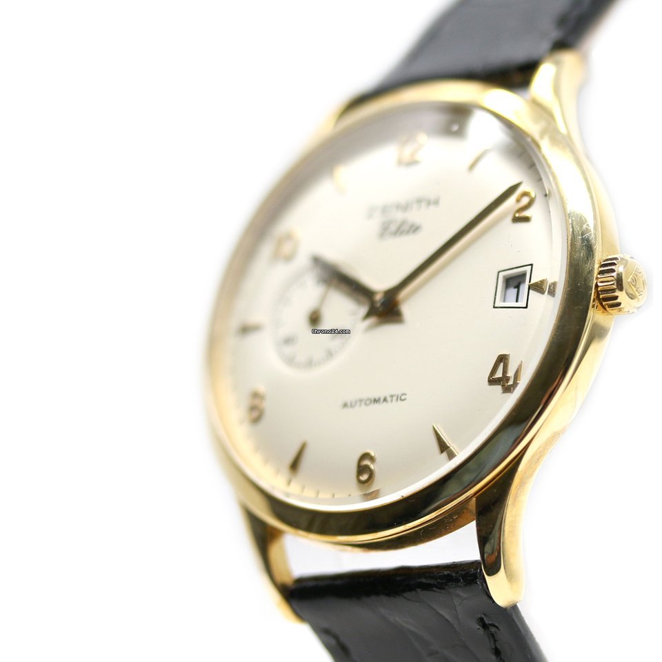IMG_9081 Zenith Elite Mens watch Unisex Automatic Yellow gold 30 0125 680 Replica 5
