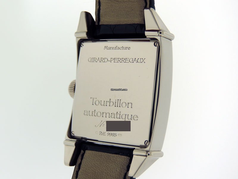 IMG_9081 Girard Perregaux Vintage 1945 Mens watch Unisex Automatic White gold 9985 Replica 6