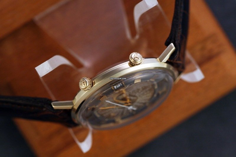 IMG_9081 Jaeger-LeCoultre Mens watch Unisex Manual winding Yellow gold K911 World Time Alarm Replica 6
