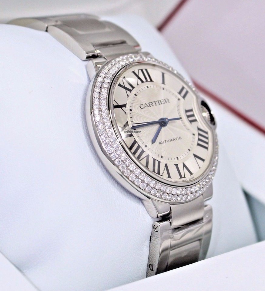 IMG_9081 Cartier Ballon Bleu 36mm Mens watch Unisex Automatic Steel W690046 Replica 6