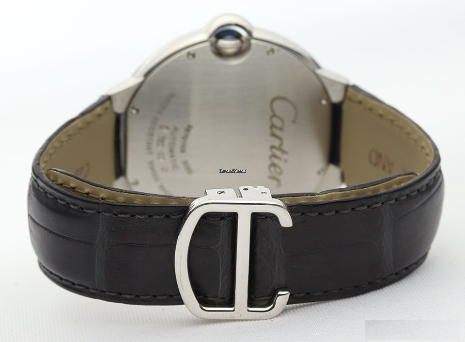 IMG_9081 Cartier Ballon Bleu 42mm Mens watch Unisex Automatic White gold 3000 Replica 6