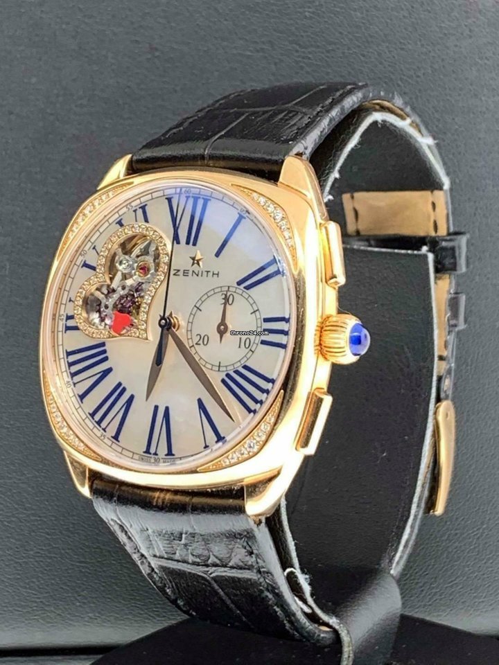 IMG_9081 Zenith Star Mens watch Unisex Automatic Rose gold 22.1925.4062 80.C725 Replica 6