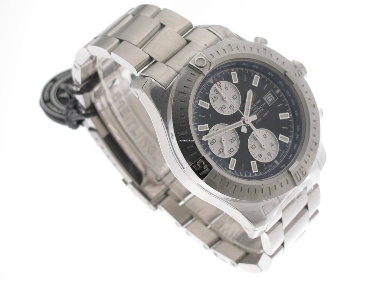 IMG_9081 Breitling Colt Chronograph Automatic Mens watch Unisex Automatic Steel A1338811 BD83 173A Replica 6