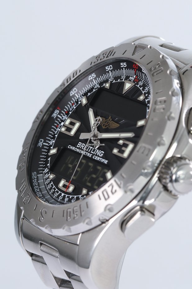 IMG_9081 Breitling Airwolf Mens watch Unisex Quartz Steel A78363 Replica 6