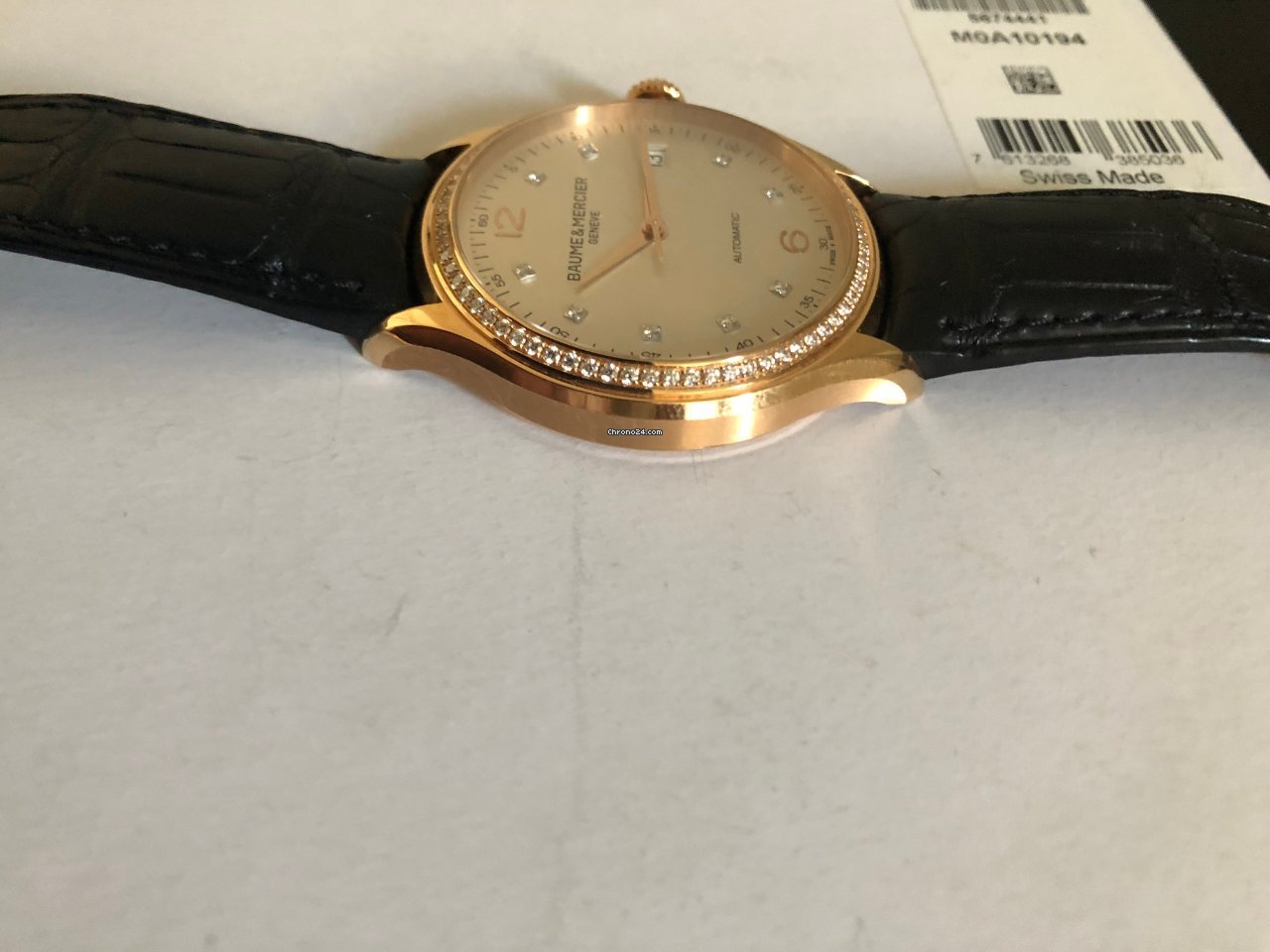IMG_9081 Baume & Mercier Clifton Mens watch Unisex Automatic Rose gold MOA10194 Replica 6