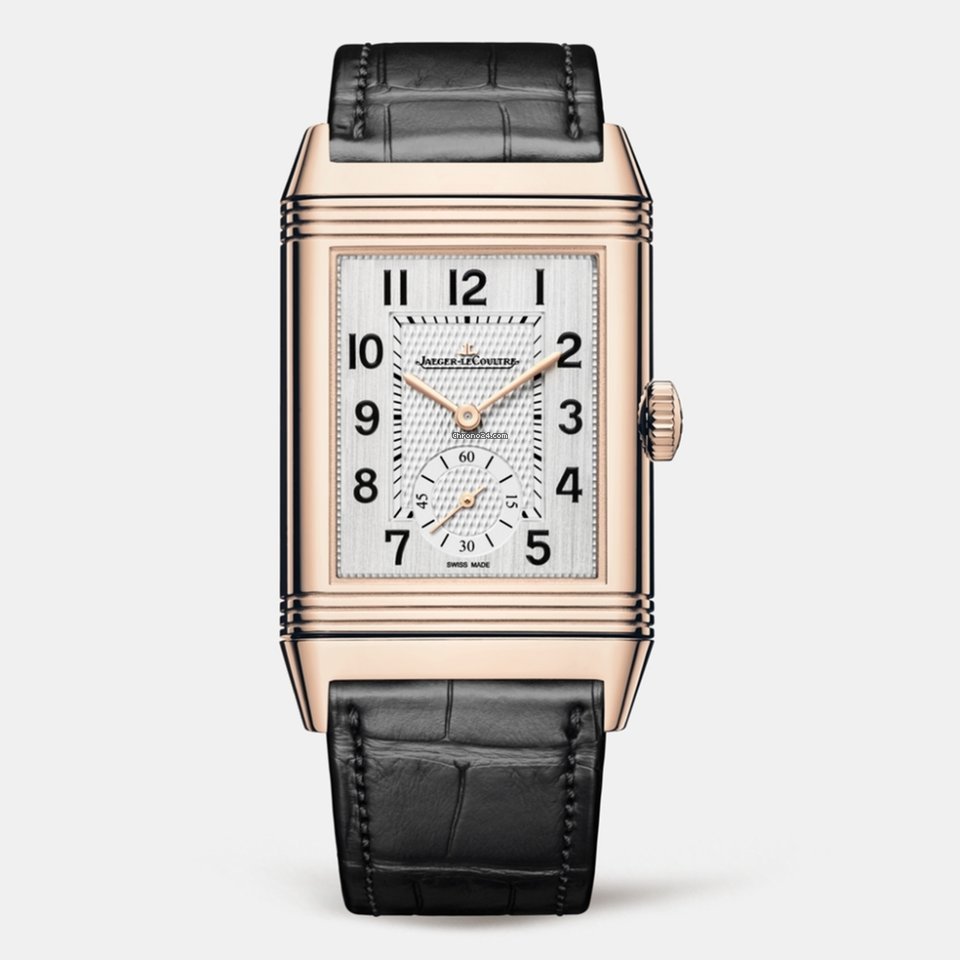 IMG_9081 Jaeger-LeCoultre Reverso Duoface Mens watch Unisex Manual winding Rose gold Q3842520 Replica 6