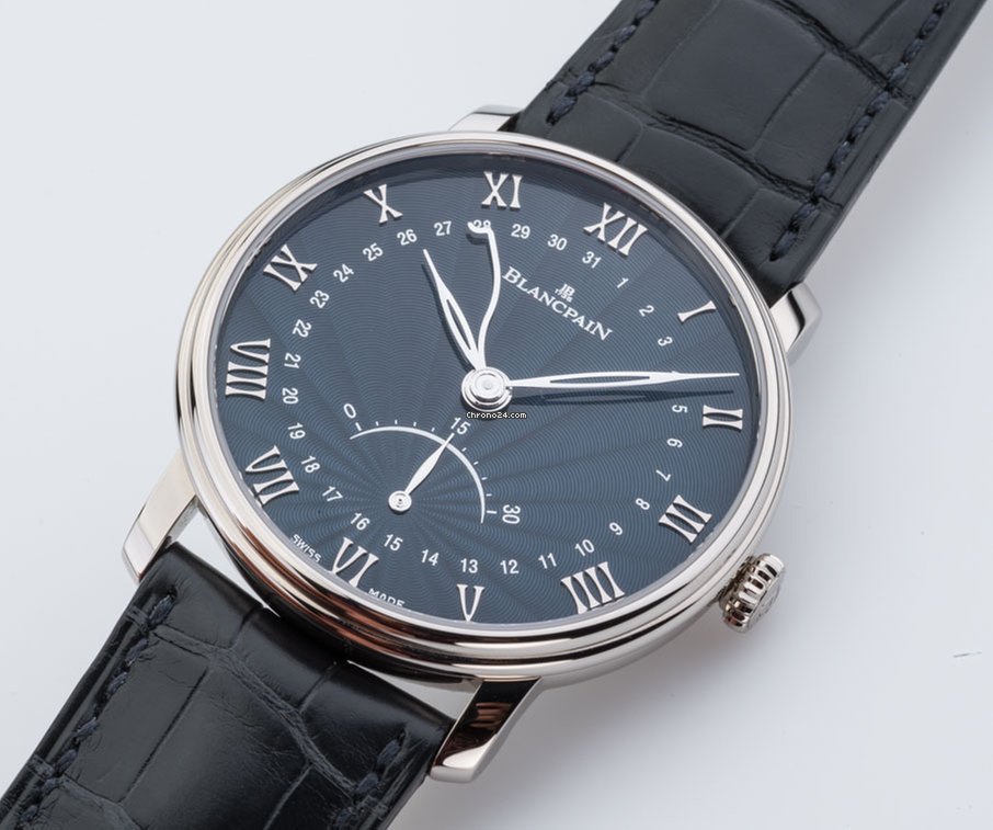 IMG_9081 Blancpain Villeret Ultra-Slim Mens watch Unisex Automatic White gold 6653q-1529-55b Replica 6