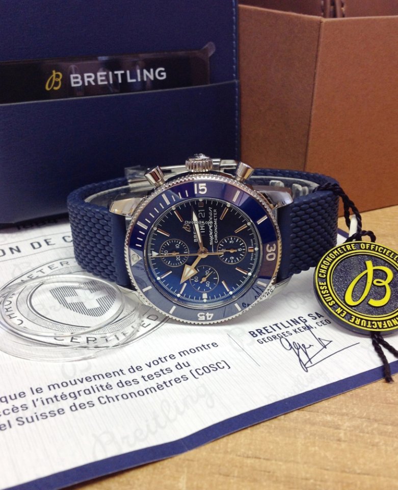 IMG_9081 Breitling Superocean Heritage II Chronographe Mens watch Unisex Automatic Steel A13313161C1S1 Replica 6