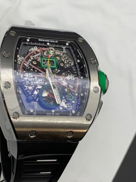 IMG_9081 Richard Mille RM 011 Mens watch Unisex Automatic Titanium RM11-01 Replica 6