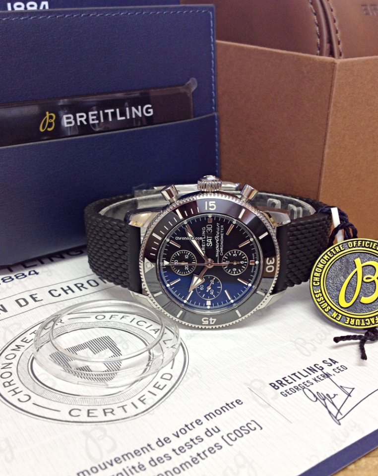 IMG_9081 Breitling Superocean Heritage Mens watch Unisex Automatic Steel A13313121B1S1 Replica 6