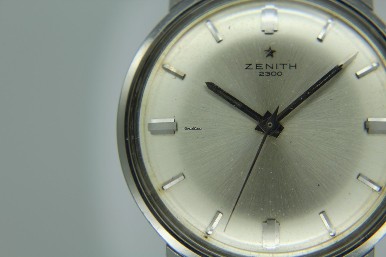 IMG_9081 Zenith Mens watch Unisex Manual winding Steel 2300 Replica 6