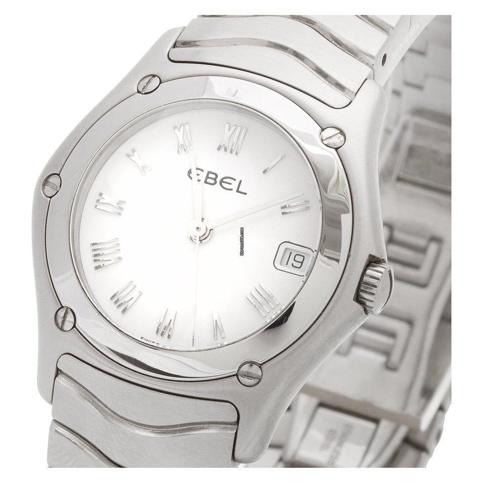 IMG_9081 Ebel Classic Womens watch Quartz Steel 9087F21 Replica 6